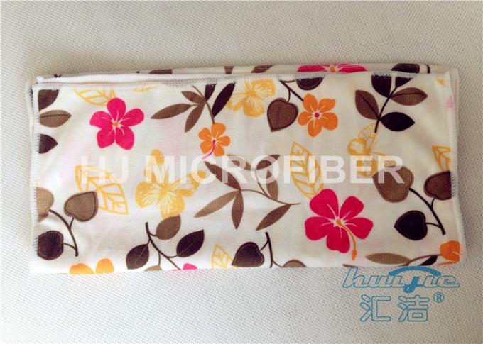 Absorbante polyester du tissu 80% de Microfiber de filet imprimé haute par fleur librement