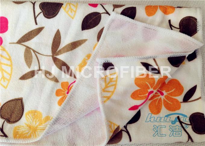 Absorbante polyester du tissu 80% de Microfiber de filet imprimé haute par fleur librement