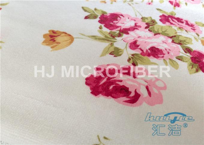 30 x chiffon de nettoyage de Microfiber imprimé par 30cm avec la fleur, polyamide de 20%