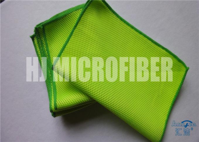 De vert olive d'usine 80% chiffons direct de polyester de Microfiber et de polyamide de 20% avec le bon GV de perméabilité à l'air