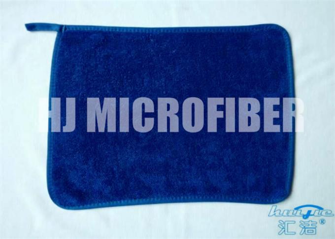 La serviette de nettoyage absorbante de ménage de serviette de tissu de trame de torsion de Microfiber, remous de serviette libèrent 30X40cm