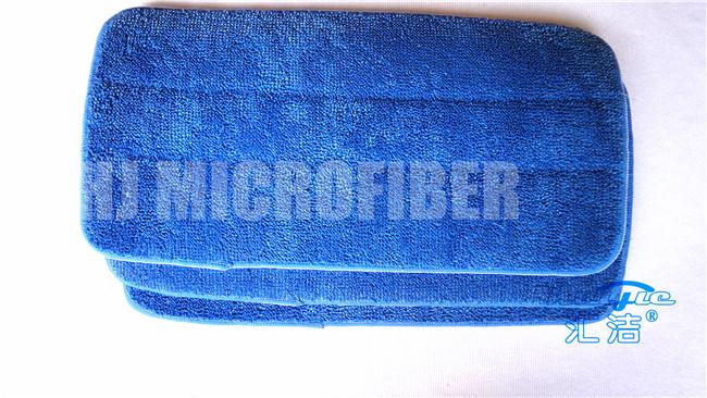 500 GM/M ont adapté des protections de balai de Microfiber pour le balai de nettoyage de plancher/ont mouillé aux besoins du client le balai sec
