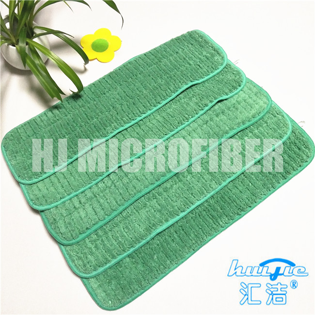 L'ouatine de corail dessinée par fil dur de Microfiber de vert de polyester de 80% et de polyamide de 20% a sifflé la protection humide de balai