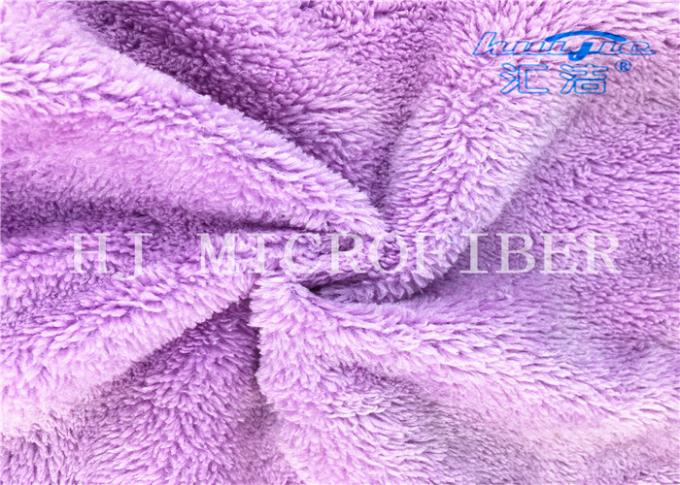 Tissu de corail essentiel à la maison coloré d'ouatine de serviette de main de bande dessinée de Microfiber pour la salle de bains de cuisine