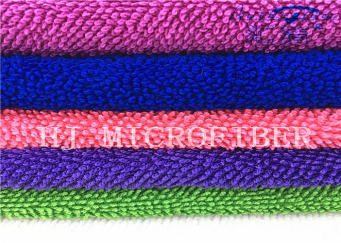 Tissu absorbant de torsion de Microfiber de chiffon de nettoyage de Microfiber utilisé en balai ou serviette