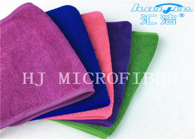 Tissu absorbant de torsion de Microfiber de chiffon de nettoyage de Microfiber utilisé en balai ou serviette