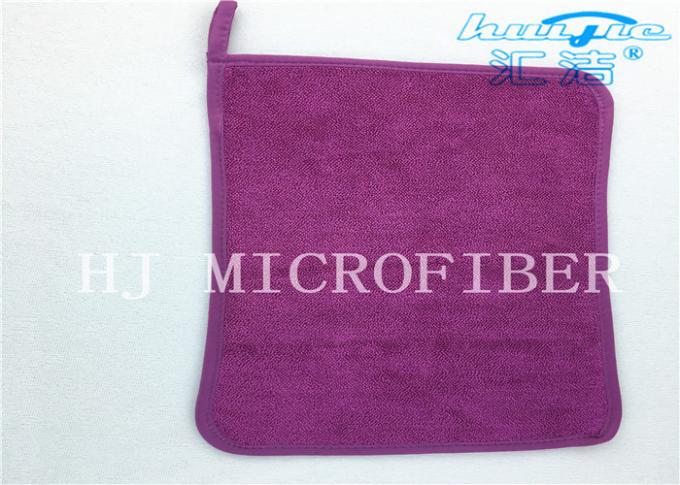Tissu absorbant de torsion de Microfiber de chiffon de nettoyage de Microfiber utilisé en balai ou serviette