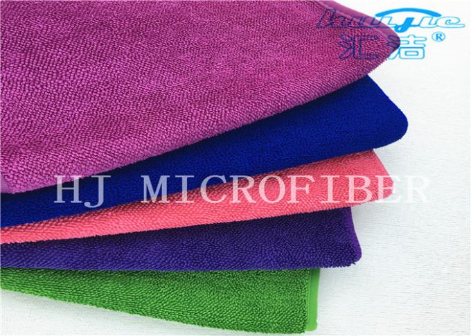 Tissu absorbant de torsion de Microfiber de chiffon de nettoyage de Microfiber utilisé en balai ou serviette