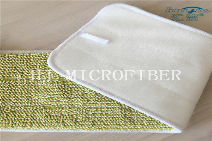 Protections humides de balai de Microfiber de petit Chenille de Microfiber teintes par fil pour le nettoyage à la maison