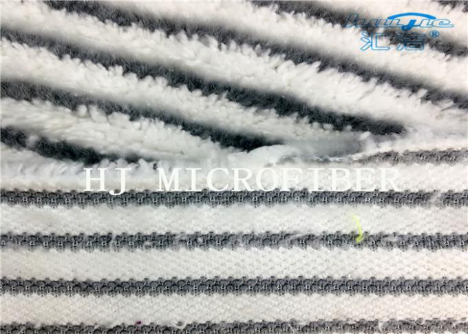 Le tissu de corail d'ouatine de tissu de Microfiber avec la recharge dure grise de tissu de fil pour des balais a adapté la densité aux besoins du client