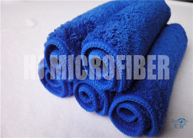 Serviette de corail bleue d'ouatine de Mixrofiber de serviette de main de couleur d'absorptivité superbe pour la cuisine
