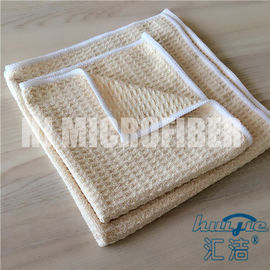 Le ménage tricoté de merbau sifflé par place du chiffon de nettoyage 40*40cm de Microfiber a tricoté la serviette