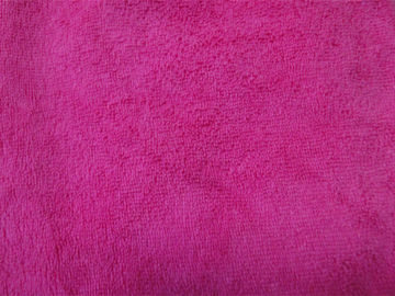 Serviette de nettoyage colorée rouge de ménage de Microfiber de textile de Terry Cloth 50*60 de chaîne