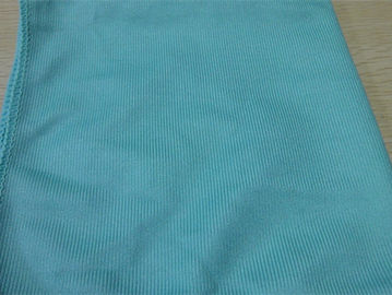 Tissu bon marché magique en verre de séchage rapide bleu de la serviette de nettoyage de microfiber 40*40