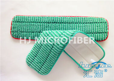 Support qui respecte l'environnement de balai de poussière de Microfiber avec le Velcro, balais de chiffon de plancher