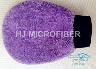gant de corail de lavage de Microfiber de l'ouatine 400gsm, gant de lavage de Microfiber adapté aux besoins du client