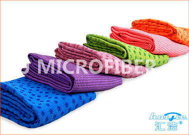 Serviette antidérapante de yoga de PVC Skidless de place/d'absorbant serviette superbe de yoga de dérapage non
