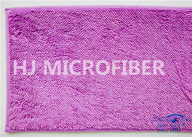 Tapis pourpre antidérapant de Microfiber pour l'usage à la maison, tapis de bain de Microfiber