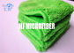 Tissu de polissage de Microfiber de 310gsm Microfiber de nettoyage de Bath carré de serviettes