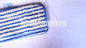 Le balai de torsion de Microfiber de fil teint par rayure blanche bleue dirige écologique, la densité 500gsm