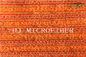 De couleur orange grand Peral Superpol tissu de chiffon de nettoyage de Microfiber avec le fil dur