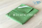 Serviette de chiffon de nettoyage de tissu de grille d'ananas de Microfiber Merbau de couleur verte multifonctionnelle