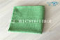 Serviette de chiffon de nettoyage de tissu de grille d'ananas de Microfiber Merbau de couleur verte multifonctionnelle