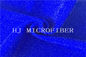 Grand tissu formé par Peral de couleur de Microfiber de nettoyage de jacquard bleu de tissu avec le fil dur de pp