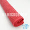 Le polyester de la place rouge 80% de Microfiber et le ménage sifflé par polyamide de 20% ont tricoté la grande serviette de perle
