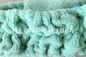 Bande de cheveux de Chasp de tissu de serviette de Microfiber de couleur verte pour Bath ou visage de lavage utilisant