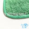 Tissu de corail d'ouatine de Microfiber de couleur verte avec les balais plats de recharge de fil dur en nylon vert pour le nettoyage à la maison