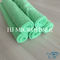 La trame de couleur verte a tricoté la serviette de chiffon de nettoyage formée petite par grille de polyamide du polyester 20% de 80%