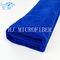 Serviette de main bleue d'hôtel de chiffon de nettoyage de Microfiber de serviette de nettoyage de ménage de Morden 40*40