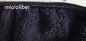 Serviette de nettoyage belle sifflante durable de sports de noir de largeur de Microfiber 300gsm 150cm