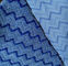 Le balai bleu de la chaîne 80/20 de forme du zigzag W de Microfiber a tordu la largeur 550gsm du tissu 150cm