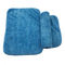 Maille piquant le chiffon de nettoyage Coral Fleece bleue 25x30 de Microfiber de polyester de 80%