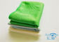 anticorrosif de polyester du vert 80% de chiffon de nettoyage en verre de Microfiber de fenêtre de 3M