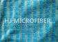 Tissu de pile tordu par Microfiber teint par plaine de grille de jacquard pour la protection de balai