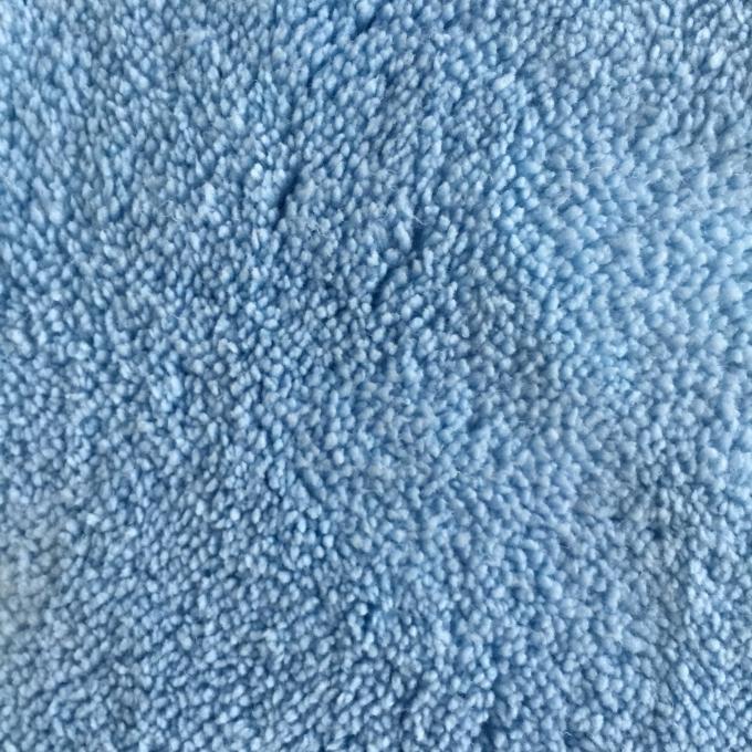 Serviette de corail épaisse superbe de tissu d'ouatine de Microfiber pour le chiffon de nettoyage de voiture avec le bord noir de Bordure