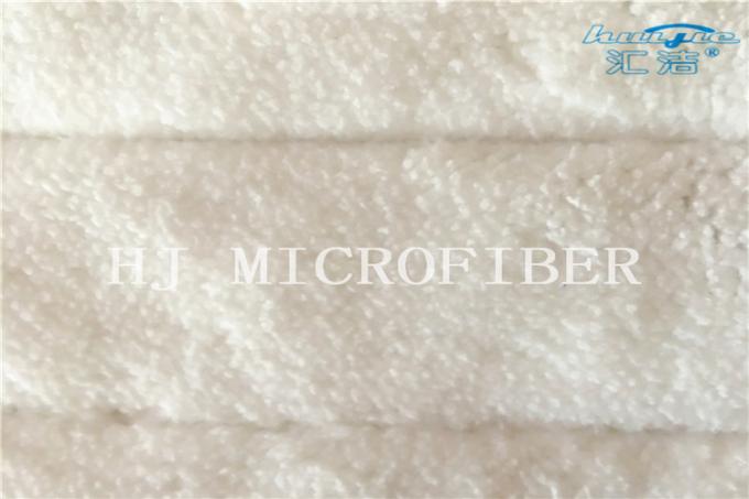 Protections tricotées par machine blanche de rechange de balai de têtes de balai de tissu de Microfiber de couleur pour le nettoyage à la maison