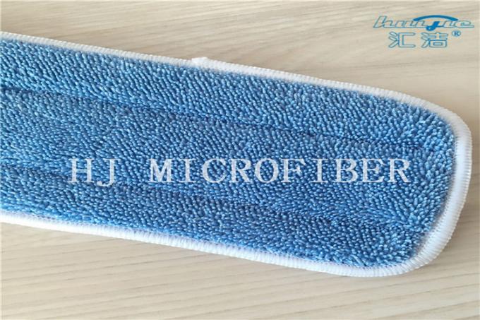 Protections tordues par protections humides sifflantes bleues de rechange de balai de têtes de balai de pile de balai de Microfiber de côté de couleur