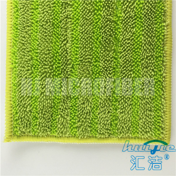 La torsion tricotée par trame de microfiber de polyester de 80% et de polyamide de 20% a sifflé la protection plate humide de balai
