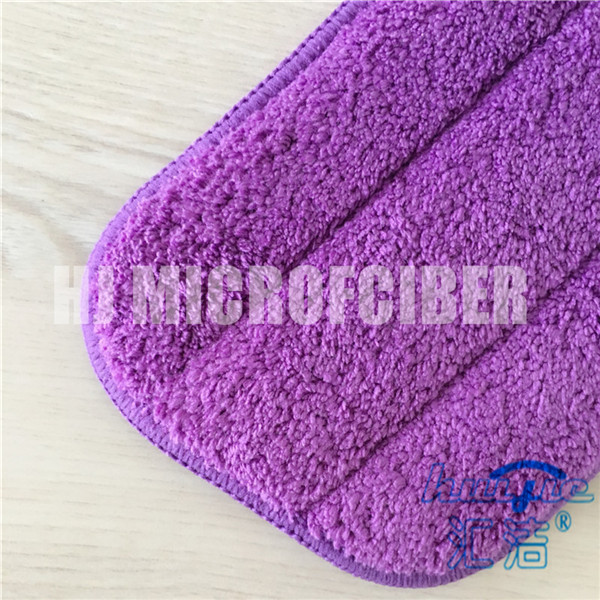 Protection plate sèche de balai de nettoyage de ménage d'ouatine de corail de polyester de Microfiber 80% et de polyamide de 20%