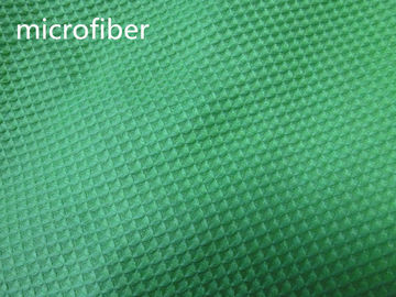 Verdissez l'absorbant de tissu de gaufre de densité du chiffon de nettoyage 300gsm de Microfiber de largeur de 150cm