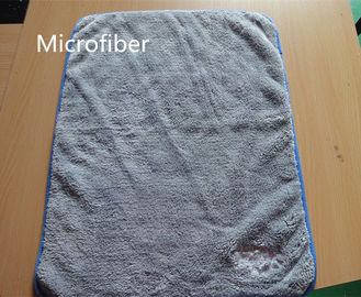 Deux-double Superbe-épais de l'ouatine 600gsm de corail grise de serviette de sports de 60* 80cm Microfiber