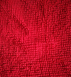 Largeur rouge du Chenille 150cm de Microfiber 1200gsm grande utilisée comme des gants de tapis