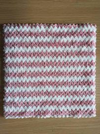 Coloré rose gris des serviettes de cuisine de Microfiber de polyamide du polyester 20% de 80% 24*24cm
