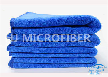 Chiffon de nettoyage professionnel de voiture de fenêtre de bleu royal/serviette de séchage de Microfiber pour des voitures
