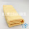 Serviette de nettoyage sifflée jaune tricotée de ménage du chiffon de nettoyage 30*40cm de Microfiber