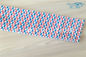 Protections formées par poche teintes par fil blanc bleu rouge de rechange de balai de têtes de balai de jacquard de Microfiber de couleur